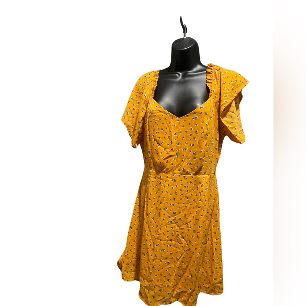 Sienna Sky Dress with Birds Women Size Large